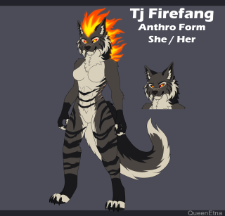 Tj Firefang (Anthro Ref)